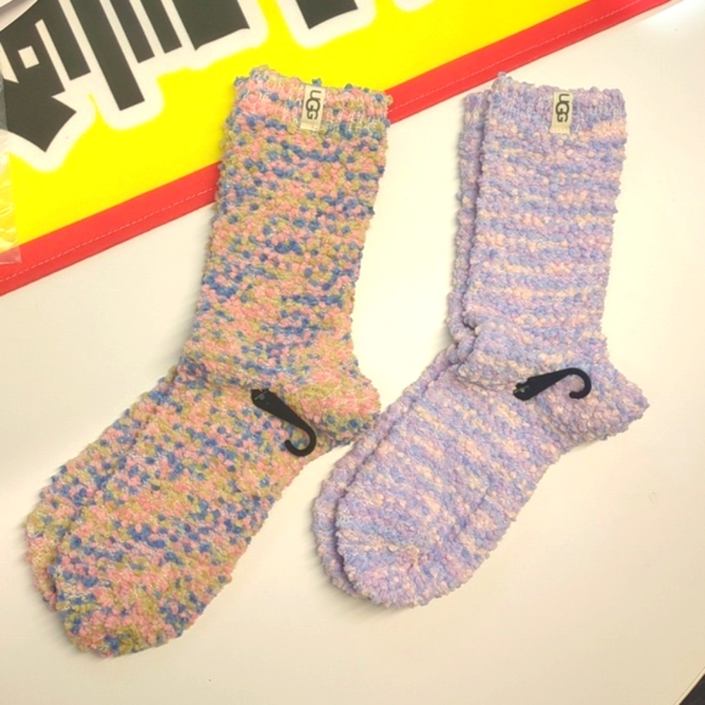 2 x UGG Crew Socks Multi-Marl - Picture 4 of 5